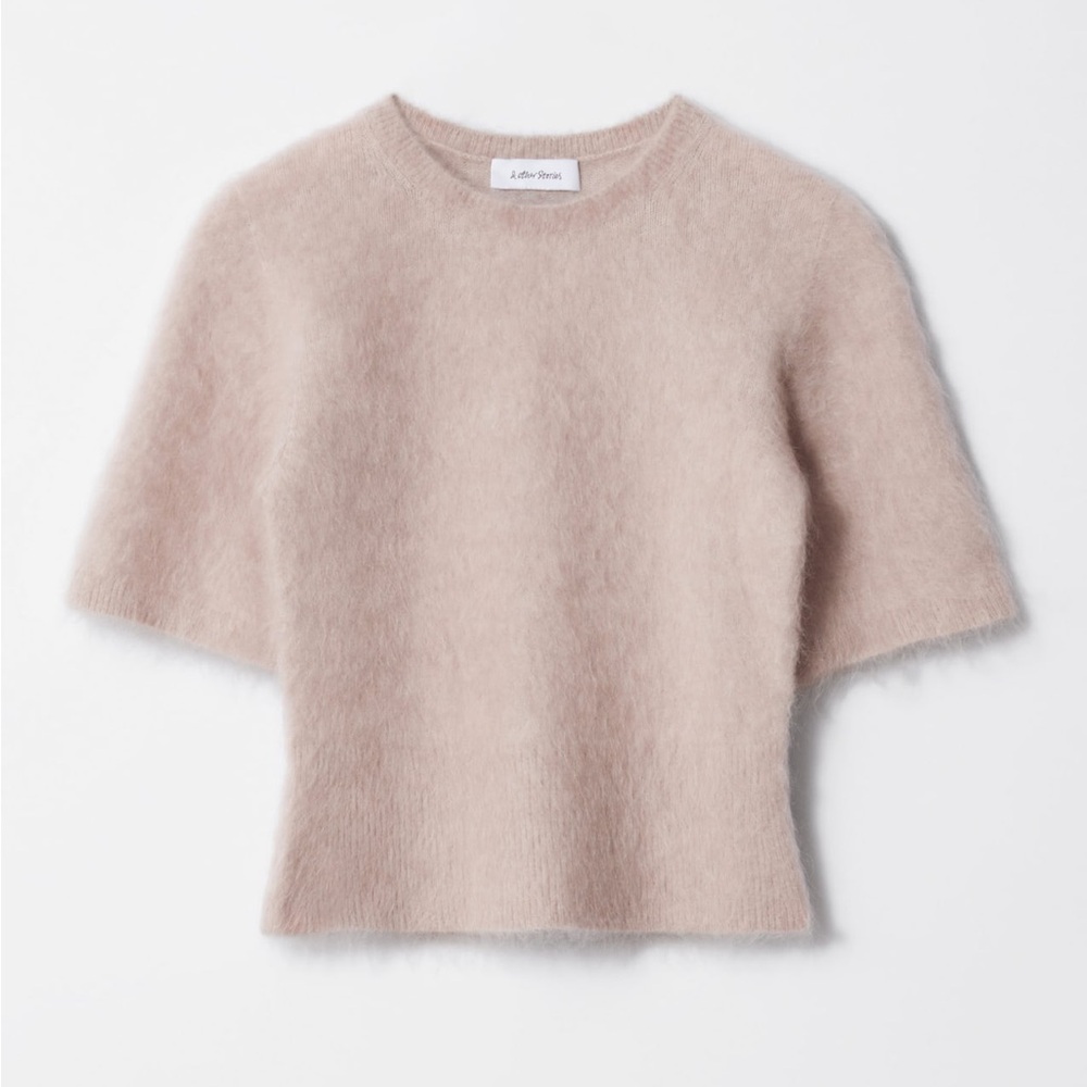& Other Stories brushed knit t-shirt